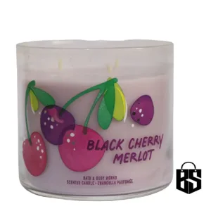 Black Cherry Merlot 3-Wick Scented Candle