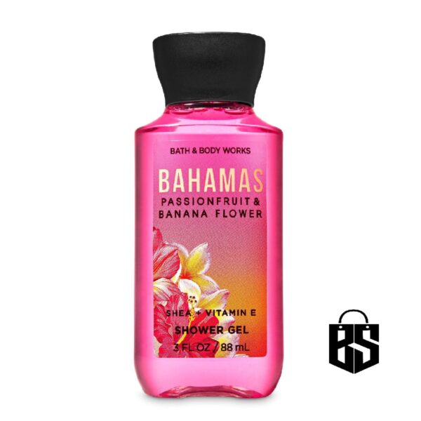 Bath And Body Works Bahamas Passionfruit And Banana Flower Travel Size Shower Gel