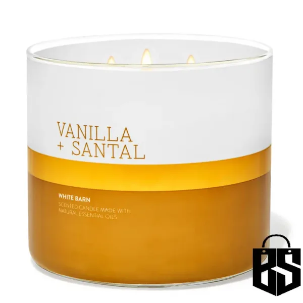 Bbw Vanilla &Amp; Santal 3-Wick Candle