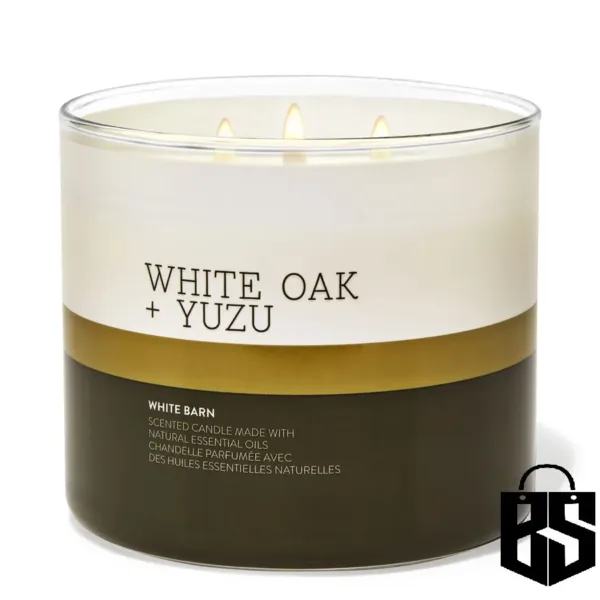 Bbw White Oak &Amp; Yuzu 3-Wick Candle