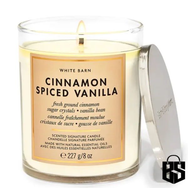 White Barn Cinnamon Spiced Vanilla Single Wick Candle