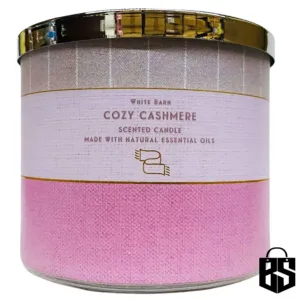 Cozy Cashmere 3 Wick Candle White Barn