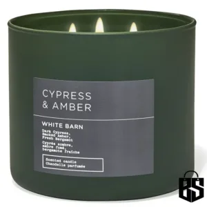 White Barn Cypress &Amp; Amber 3 Wick Candle