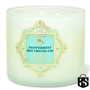 White Barn Peppermint Hot Chocolate 3 Wick Candle