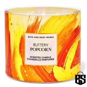 Bbw Buttery Popcorn 3 Wick Candle